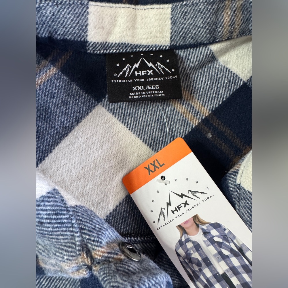 Button Up Flannel Jacket - Picture 5 of 5